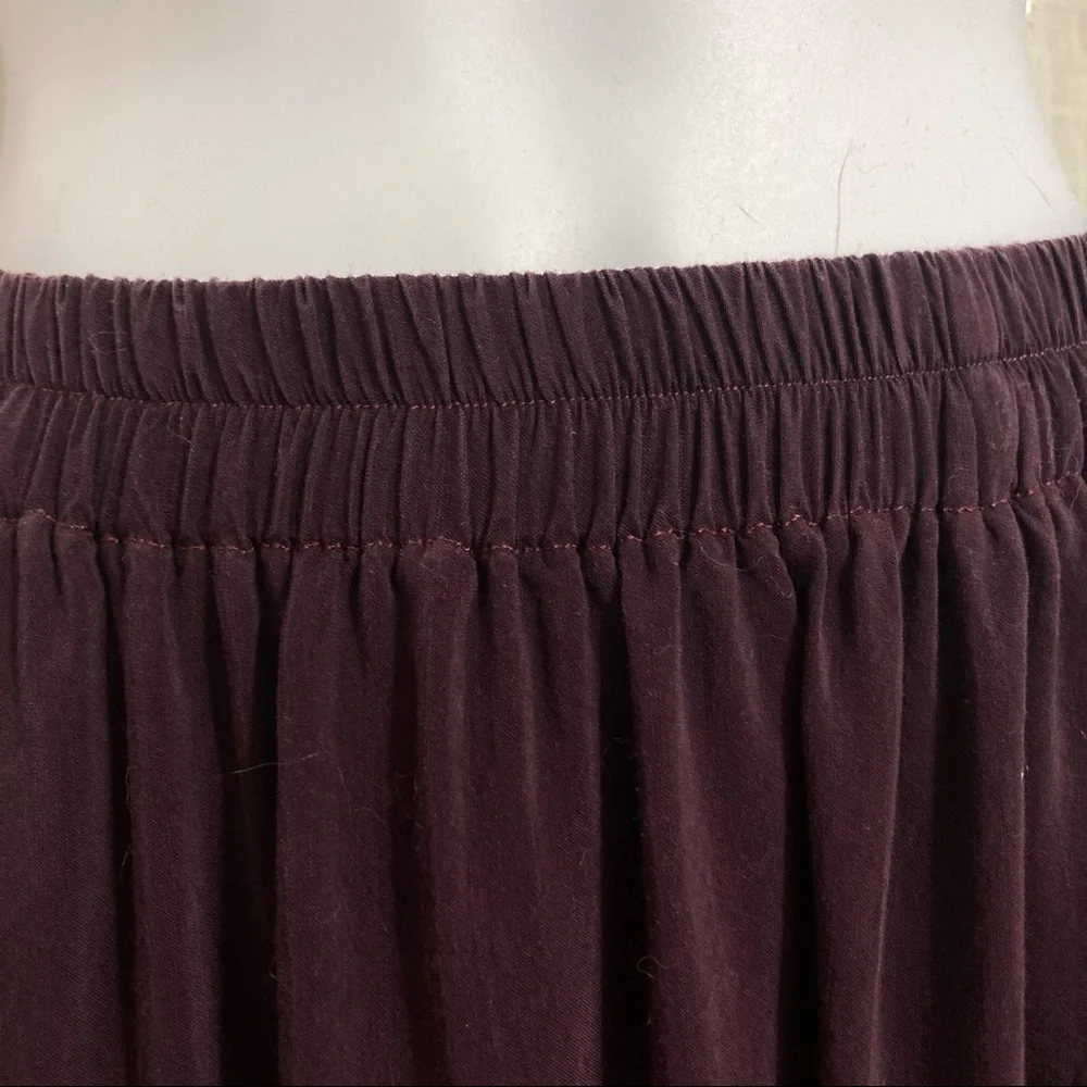 Carole Little Purple Rayon Skirt - Picture 4 of 11